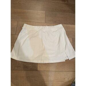 Victorias Secret PINK Womens White Athletic Skirt With Built-In Shorts XXL